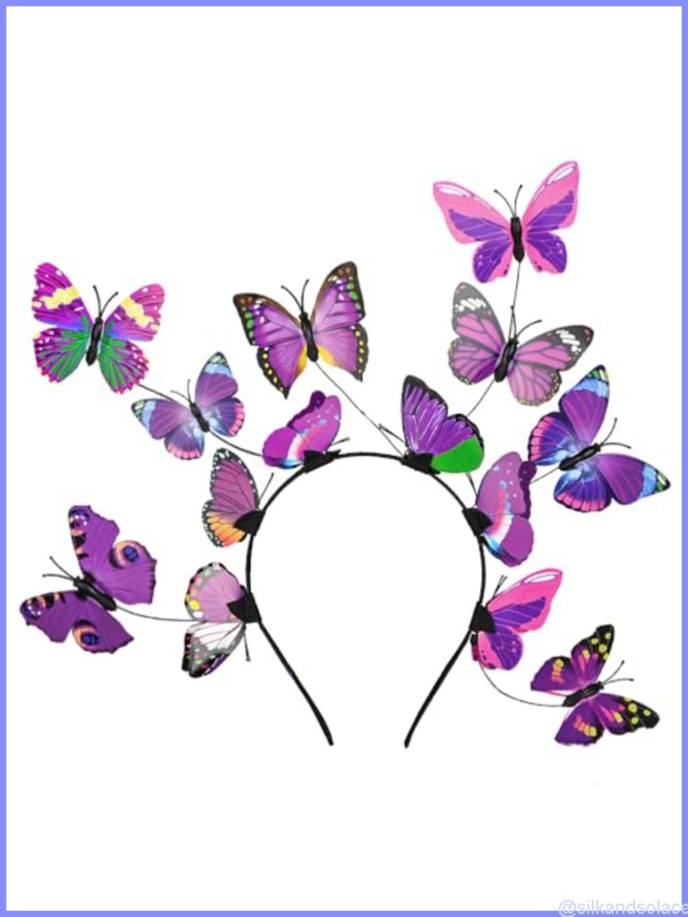 Butterfly Fascinator Headband Headpiece for Women Party